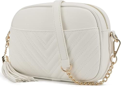 Lola Mae Quilted Crossbody Bag, Trendy Design Shoulder Purse on Amazon.ae - Price Tracker
