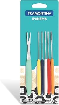 Tramontina Ipanema 6 Pieces Stainless Steel Appetizer Forks with Polypropylene Handles on Amazon.ae - Price Tracker