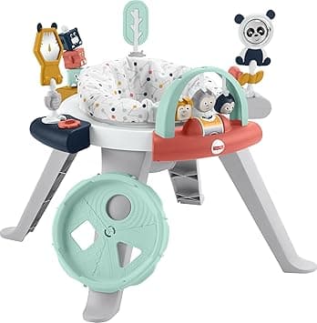 Fisher-Price Baby To Toddler -Toy 3-In-1 Spin & Sort Activity Center And Play Table With 10+ Activities, Happy Dots [Amazon Exclusive] - Amazon.ae Price Tracker