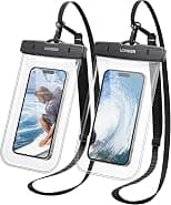 UGREEN Waterproof Phone Case, 2 Pack IPX8 Certified 30M Waterproof Phone Pouch Cellphone Dry Bag Case Fit for iPhone 17/16/15/14 Series, up to 7.2'' Compatible with S24 S25 Ultra - Amazon.ae Price Tracker