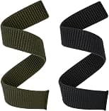 Abanen Hook and Loop Quick Dry Watch Band for Fenix 6/Fenix 5/ Fenix 7/EPIX 2, 22mm Woven Nylon Ultralight Sport Wristband Strap for Garmin epix Pro 47mm,Instinct 2 Solar,Forerunner 955 - Best Deal Finder