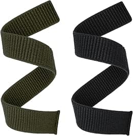 Abanen Hook and Loop Quick Dry Watch Band for Fenix 6/Fenix 5/ Fenix 7/EPIX 2, 22mm Woven Nylon Ultralight Sport Wristband Strap for Garmin epix Pro 47mm,Instinct 2 Solar,Forerunner 955 - Best Deal Finder