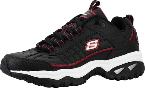 Skechers Mens Energy Afterburn Downforce Shoes | Memory Foam, Articu-Lyte Midsole, Leather and Mesh Upper, Casual, Traditional Lace-up on Amazon.sa - Price Tracker