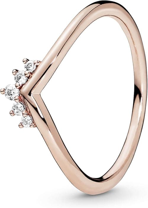 Pandora Jewelry Tiara Wishbone Cubic Zirconia Ring in Sterling Silver on Amazon.ae - Price Tracker