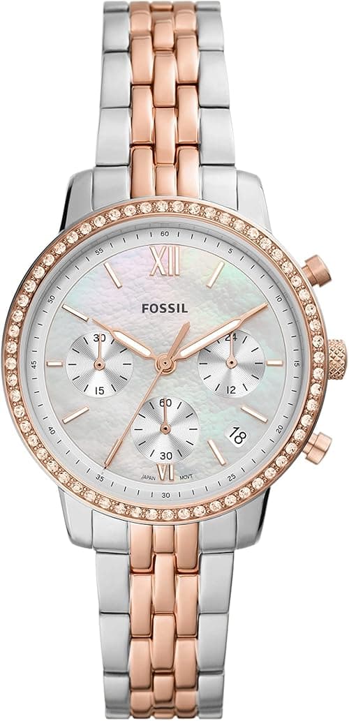Fossil Neutra Women's Watch with Chronograph Display and Stainless Steel Bracelet Band on Amazon.ae - Price Tracker