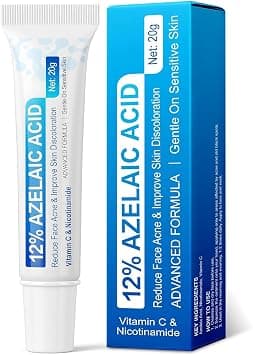 HIQUAY Azelaic Acid 12% Acne Cream For Face,Azalecic Acid Serum With Niacinamide & Salicylic Acid,Evens Skin Tone,Balances Skin Condition and Repairs Skin Barrier على Amazon.ae - متتبع الأسعار