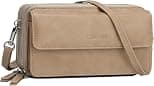 Lanyani RFID Crossbody Wallet Wristlet Purse with Phone Pocket For Women Vegan Leather - Best Deal Finder
