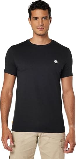 Timberland Men's TFO SS Left Chest Logo Jersey Crew Tee (Slim) SHIRT (pack of 1) - Best Deal Finder