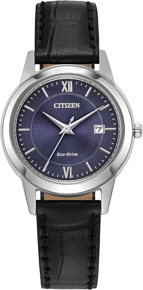 Citizen Ladies' Eco-Drive Classic Leather Strap Watch with 3-Hand Date on Amazon.ae - Price Tracker