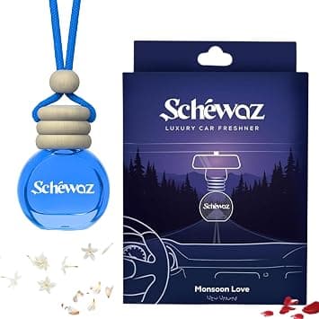 Schewaz Luxury Car Perfume – Long-Lasting Car Freshener, Premium & Natural Fragrance with Elegant Design, Odor Neutralizer, Eco-Friendly, Car Purifier Upto 45 Days Freshness (1-Pack, Monsoon Love) on Amazon.ae - Price Tracker