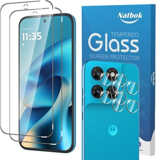 Tempered Glass for Motorola Moto G77/G87/G67 5G, 2+2 Pieces Screen Protector with Anti-Scratch Camera Film, 9H Hardness, Bubble-Free Anti-Fingerprint Film for Moto G77 on Amazon.ae - Price Tracker
