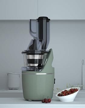 QuantumG - HH916D Juicer slow-rotating masticating technology, 3-in-1 multi-function for juice, smoothie and sorbet 100% natural juices, smoothies, and nut milks (Green) on Amazon.ae - Price Tracker
