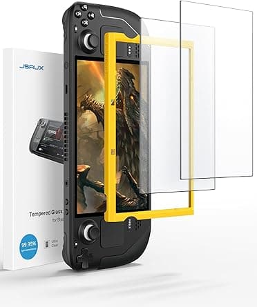 JSAUX 2-Pack Steam Deck Screen Protector, Anti Glare Protector 9H Hardness Easy to Install with Guiding Frame Scratch Resistant Matte Tempered Glass for Steam Deck, Come with Toolkits - Amazon.ae Price Tracker