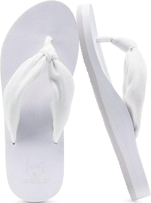 KuaiLu Flip Flops Women Arch Support Yoga Mat Comfortable Summer Beach Walking Thong Cushion Sandals Slip on Orthotic Slides Indoor Outdoor on Amazon.ae - Price Tracker