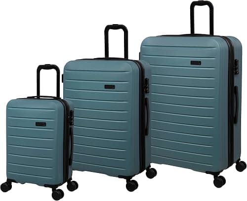 it luggage Legion 3-Piece Set | Travel Luggage Bag Hard Case Spinner Suitcase | Unisex ABS Expandable Trolley Luggage Bag with 8x 360° Wheels TSA Lock Lightweight (Smoke Blue, 3-Piece Set) on Amazon.ae - Price Tracker