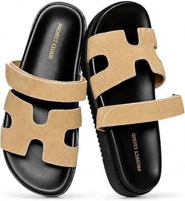 Project Cloud Mayven womens Slide | Plush Soft Insole Water Resistant Beach Footwear - Stylish Womens Slides Comfortable Women Sandals - Non-Slip Outsole on Amazon.ae - Price Tracker