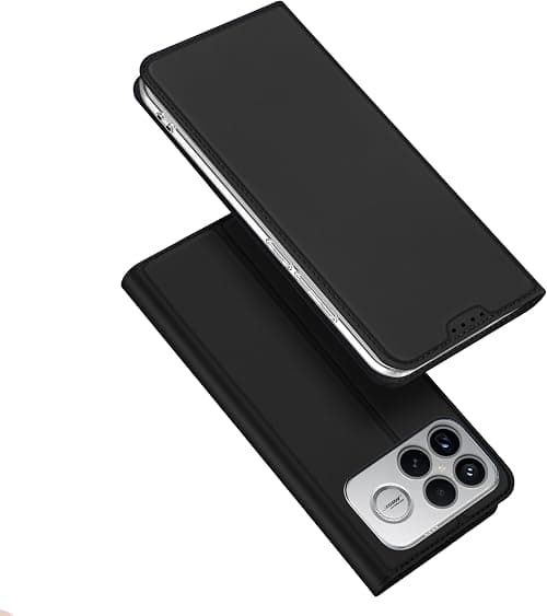 DUX DUCIS Leather Wallet Case for Xiaomi Poco F8 Ultra/Redmi K90 Pro Max, Premium PU Leather TPU Flip Cover with Card Slot, Hidden Magnetic Closure, Adjustable Stand and Full Protection - Black on Amazon.ae - Price Tracker