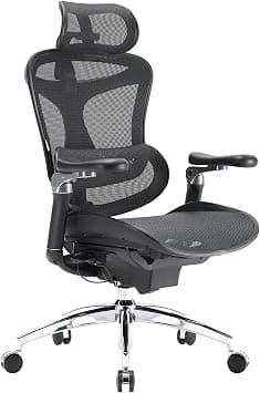 SIHOO Doro C300 Pro Ergonomic Office Chair with Ultra Soft 6D Armrests, Dynamic Lumbar Support for Home Office Chair, Adjustable Backrest Desk Chair, Swivel Big and Tall Office Chair (Black) on Amazon.ae - Price Tracker