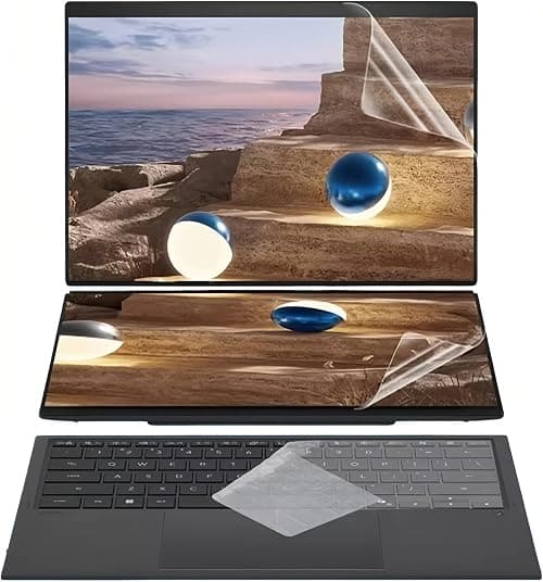 Gruattreay Compatible with ASUS Zenbook DUO (UX8407) 2026 Laptop 14-inch Keyboard Film + High Definition Scratch Resistant Primary and Secondary Screen Film on Amazon.ae - Price Tracker