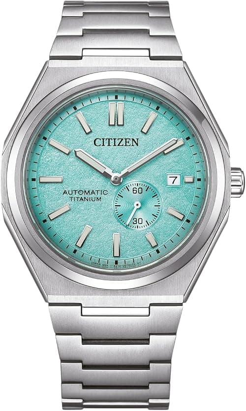 Citizen NJ0180-80M Automatic Men's Watch Titanium 10 Bar Analogue Date Silver, bracelet على أمازون - دليلك لأفضل العروض