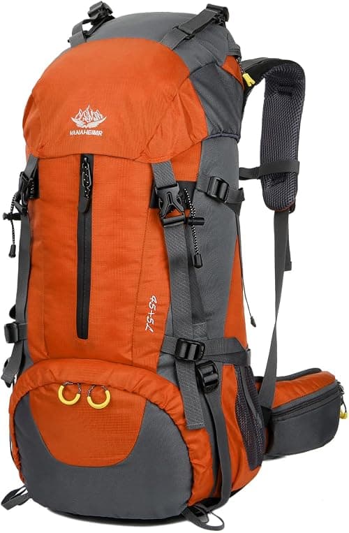 WoneNice 50L(45+5) Waterproof Hiking Backpack - Outdoor Sport Daypack with Rain Cover on Amazon.ae - Price Tracker