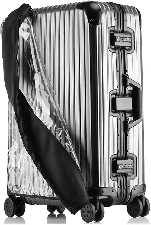 Transparent PVC Suitcase Cover, No Disassembly Required Clear Luggage Protector Suitcase Cover, Waterproof Travel Wrap Luggage Cover Protectors, Luggage Bag for Hard Cover Suitcase on Amazon - Best Deal Finder