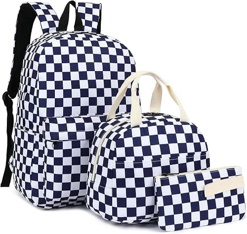 Girls School Backpack, 3 in 1 Set Kids Teens School Bag Bookbag with Lunch Bag Pencil Case on Amazon.ae - Price Tracker