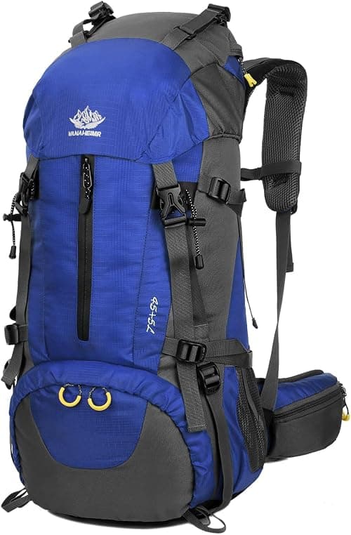 WoneNice 50L(45+5) Waterproof Hiking Backpack - Outdoor Sport Daypack with Rain Cover على Amazon.ae - متتبع الأسعار