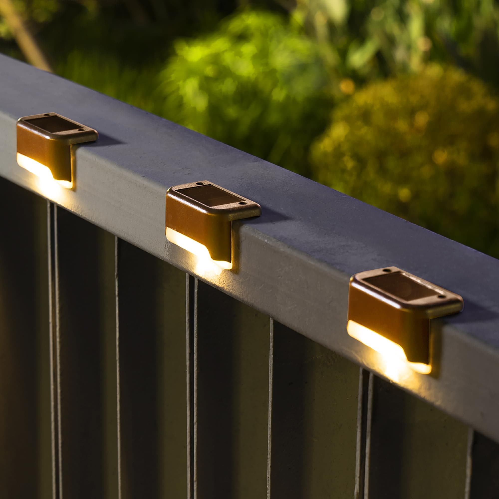 SOLPEX Solar Deck Lights Outdoor 16 Pack, Solar Step Lights Waterproof Led Solar Lights for Outdoor Stairs, Step, Fence, Yard, Patio, and Pathway on Amazon.ae - Price Tracker