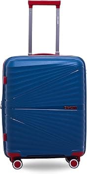 Reflection Classy PP Suitcase, Durable, Lightweight Hardshell, Telescopic Handle, Vertical Series Travel Luggage Trolley with 4 Quiet 360° Wheels and TSA Lock (28-Inch, Navy Blue) on Amazon.ae - Price Tracker