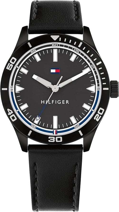 Tommy Hilfiger Macy's Essentials Black Dial Analog Watch for Men -TH1791819W, Band: Black on Amazon.ae - Price Tracker