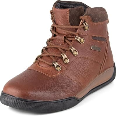 Red Chief Men's Outdoor Boots – Rugged Leather Lace-Up with Padded Collar & Anti-Slip Sole | Durable, Comfortable & Stylish | Ideal for Trekking, Work & Daily Wear | RC3841 على Amazon.ae - متتبع الأسعار