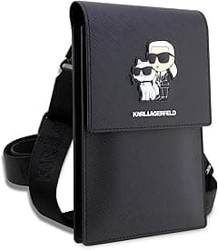 CG MOBILE Karl Lagerfeld Saffiano K&C NFT Phone Pouch, Officially Licensed, Adjustable Strap, Daily Use, Durable Quality, Luxury Design, Handy & Easy To Use, Compact & Portable (Black) - Amazon.ae Price Tracker