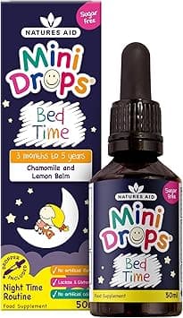 Natures Aid Mini Drops Bed Time 50ml – Supports Restful Sleep and Calm – Natural Supplement for Kids 3 Months to 5 Years at Bedtime – Vegan, Gluten-Free, Non-GMO – Easy Dropper – No Added Sugar - Amazon.ae Price Tracker