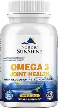 Nordic Sunshine Omega 3 Joint Health with Glucosamine & Chondroitin, 100 Softgels on Amazon.ae - Price Tracker