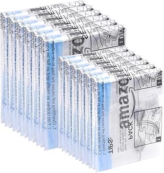Amazon Basics Roll-Up Travel Compression Storage Bags for Clothes and Towels, No Vacuum Needed, Clear, 12 Pack (6 Small & 6 Medium) on Amazon.sa - Price Tracker