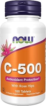 NOW Foods Supplements, Vitamin C-500 with Rose Hips, Antioxidant Protection*, 100 Tablets - Amazon.ae Price Tracker