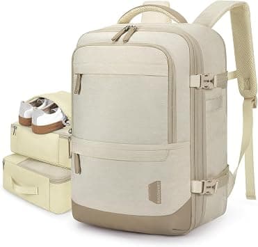 BAGSMART Travel Laptop Backpack, 40L Expandable Airline Approved Carry On Backpack with Packing Cubes على Amazon.ae - متتبع الأسعار