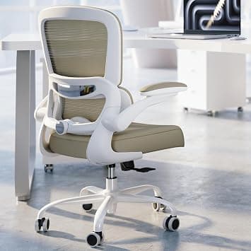 TRALT Office Chair - Ergonomic Desk Chair with Adjustable Lumbar Support, Mesh Computer Chair, Executive Chairs for Home Office Comfortable Lumbar Support,Khaki على Amazon.ae - متتبع الأسعار