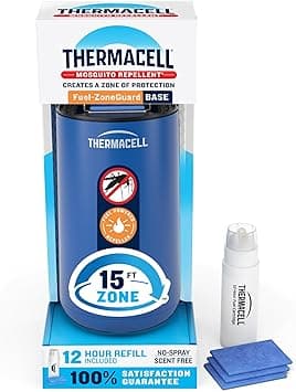 Thermacell Mosquito Repeller Patio Shield; Includes 12-Hour Refill; Highly Effective Mosquito Repellent for Patio; Bug Spray Alternative; Scent Free; No Candles or Flames - Amazon.ae Price Tracker