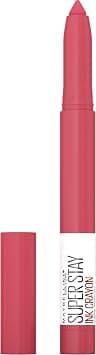 Maybelline Super Stay Ink Crayon Lipstick Makeup, Precision Tip Matte Lip Crayon with Built-in Sharpener, Longwear Up To 8Hrs, Change Is Good, Rose Pink, 1 Count - Best Deal Finder