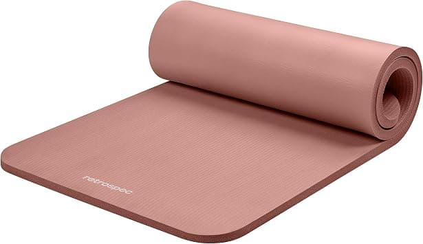 Retrospec Solana Yoga Mat 1/2" Thick w/Nylon Strap for Men & Women - Non Slip Exercise Mat for Yoga, Pilates, Stretching, Floor & Fitness Workouts - Best Deal Finder