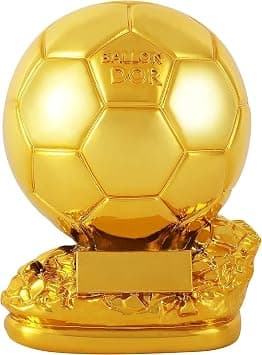 Ballon d'Or Trophy Football Trophy, Golden Ballon Football Trophy, Best Soccer Trophy Resin Replica with Electroplating Process for Office Decorations Fans Gifts and Birthday Gift on Amazon.ae - Price Tracker