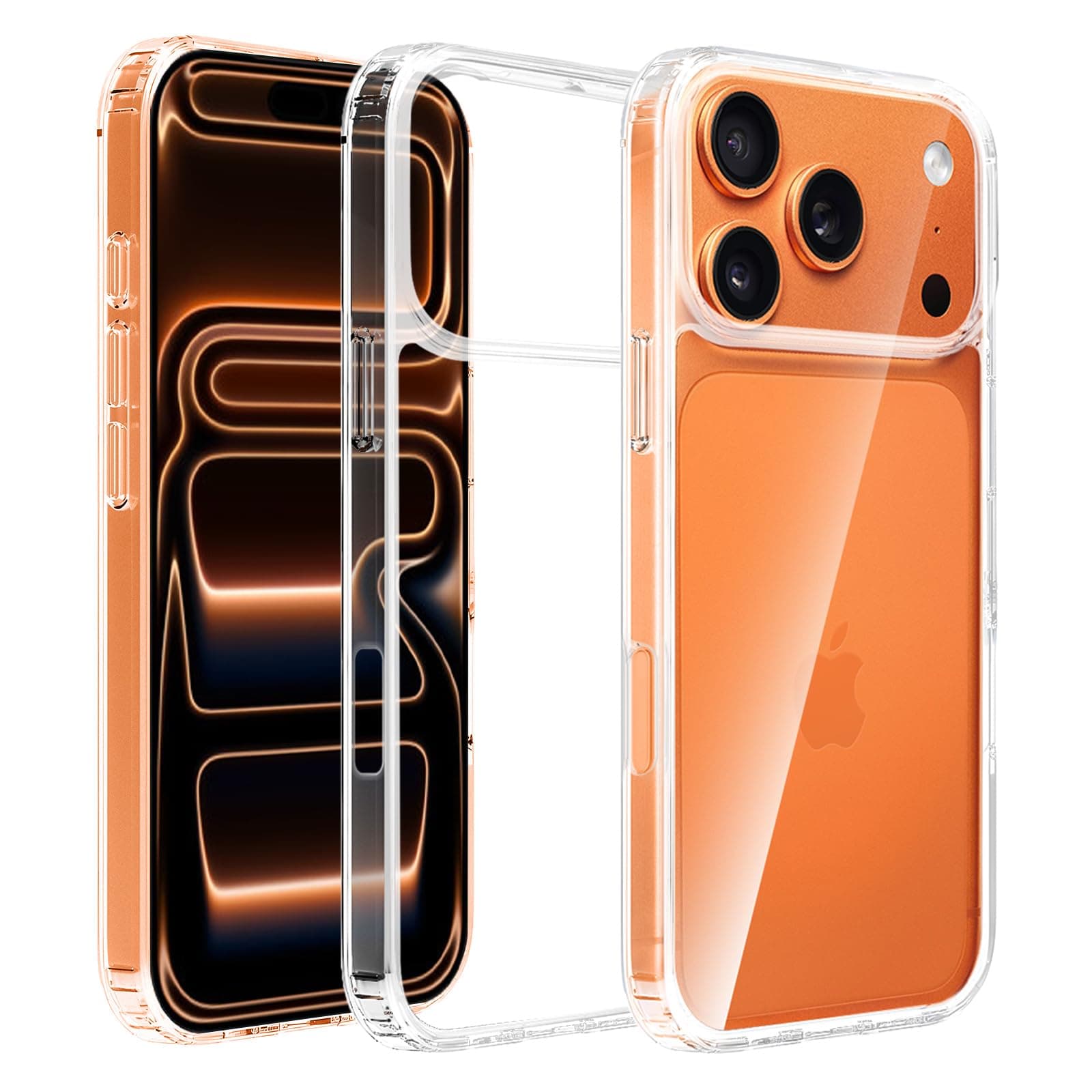 T Tersely Crystal Clear Case for iPhone 17 Pro Max 6.9-Inch (2025), [Anti-Yellowing] Hard Back Slim Shockproof Bumper Anti-Scratch, Suitable for Wireless Charging on Amazon.ae - Price Tracker