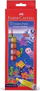 Faber Castell Watercolors Tempera - Set of 12 x 9ml Tubes - Amazon.ae Price Tracker
