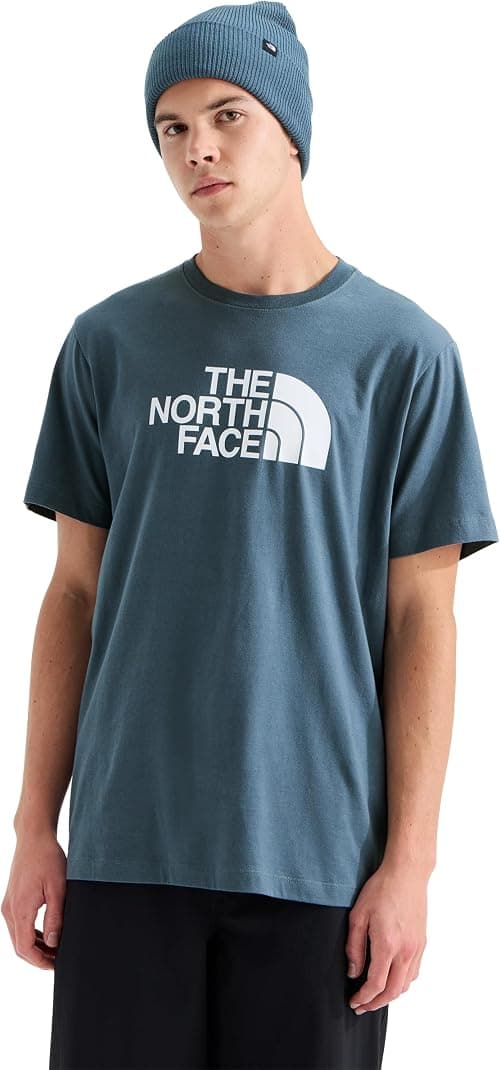 THE NORTH FACE Mens Core Half Dome Short-Sleeve Tee | Regular Fit Cotton Shirt with Graphic Design & Ribbed Collar on Amazon - Best Deal Finder