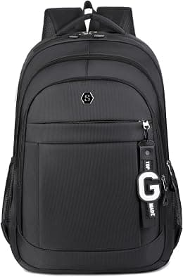 Travel Laptop Backpack for Women & Men, 15.6 Inch School Business College Work Computer Backpacks with Multiple Pockets, Classic Daypack Notebook Luggage Backpacks Bag with Tumbler Holder for Work - Best Deal Finder