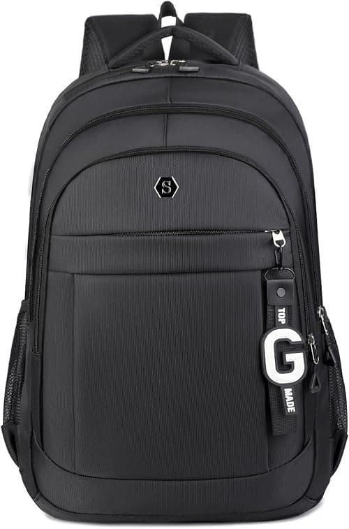 Travel Laptop Backpack for Women & Men, 15.6 Inch School Business College Work Computer Backpacks with Multiple Pockets, Classic Daypack Notebook Luggage Backpacks Bag with Tumbler Holder for Work on Amazon.ae - Price Tracker