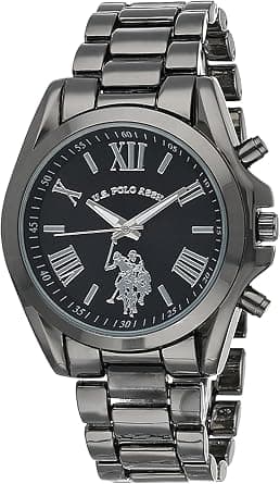 Accutime US Polo Watch, Black, NOSIZ, Quartz Watch, mens - Best Deal Finder