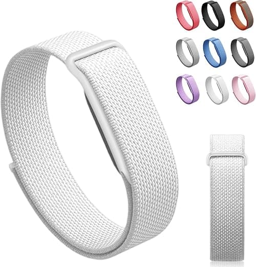 Band for Google Fitbit Air, Fitness Tracker Replacement Band,Soft Silicone/Nylon Strap,Adjustable Wristband,Women Men,Replacement Strap for Google Fitbit Air Fitness Tracker on Amazon.ae - Price Tracker
